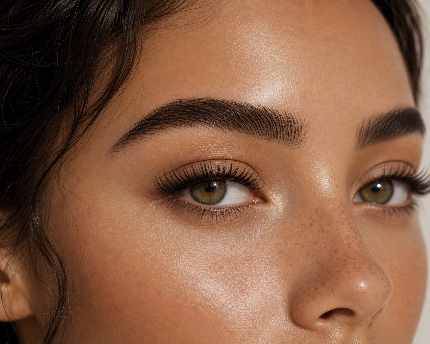 Brows and lashes at House of Beauty