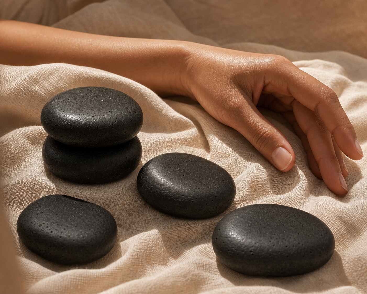 Hot stone massage at House of Beauty Telford